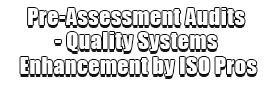 Pre-Assessment Audits - Quality Systems Enhancement by ISO Pros Logo